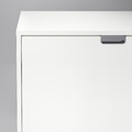 STÄLL Shoe cabinet with 3 compartments, white, 79x29x148 cm