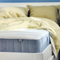 VESTERÖY Pocket sprung mattress, medium firm/light blue, 120x200 cm