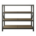 GoodHome Metal Shelving Unit Rand 180 x 220 x 60 cm 4 Shelves 500 kg