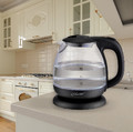 Feel Maestro 1.0L Glass Electric Kettle 1100W MR-055-BLACK