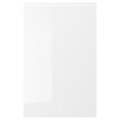 VOXTORP 2-p door f corner base cabinet set, right-hand/high-gloss white, 25x80 cm