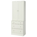 HAVSTA Storage combination with drawers, white, 81x47x212 cm