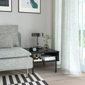 TUNSTA Side table, anthracite, 70x50 cm