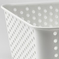 PLOGSVÄNG Storage basket, white, 15x20x10 cm
