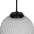 GoodHome Pendant Lamp Walgis 20W E27, chrome/white