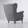 STRANDMON Wing chair, Nordvalla dark grey