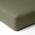 FRÖSÖN/DUVHOLMEN Seat cushion, outdoor, dark beige-green, 62x62 cm