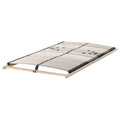 MALM Bed frame, high, black-brown, Leirsund, 90x200 cm