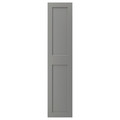 GRIMO Door with hinges, grey, 50x229 cm