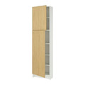 KNOXHULT High cabinet with doors, oak effect, 60x31x228 cm