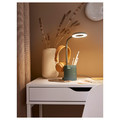 BRUNBÅGE LED work lamp, with storage dimmable/turquoise