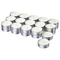 LOTSFÅGEL Scented tealight, Fresh linen white, 3.5 hr, 30-pack