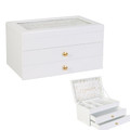 Jewellery Box with Drawers, white