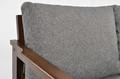 Outdoor Wooden 2-seat Sofa BELLA, brown/graphite