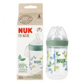 NUK For Nature Baby Bottle 260ml Size M, green