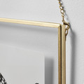 LERBODA Frame, gold-colour, 20x25 cm