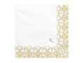 Paper Napkin IHS Holy Communion 33x33cm 20pcs, gold