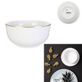 Bowl Pearl Gold 500ml, white