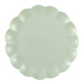 Plate Iris 25.5cm, pale green