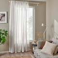 ÄNGSFRYLE Sheer curtain, 1 piece, white, 300x300 cm