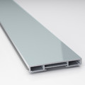 KALLARP Plinth, high-gloss light grey-blue, 220x8 cm