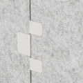 SIDORNA Partition wall, grey, 480x150 cm