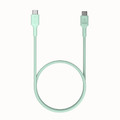 GREEN CELL Cable USB-C-USB-C PowerStream 100W, braid, 1.2m, green