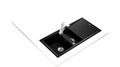 Teka Inset Sink with 2 Bowls, 1 auxiliary Bowl and 1 Drainer STONE 60 B-TG