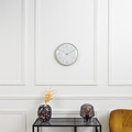 Wall Clock Luce, white/gold