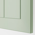 METOD / MAXIMERA Bc w pull-out work surface/3drw, white/Stensund light green, 60x60 cm