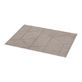 GoodHome Bath Mat Drina 50 x 70 cm, taupe