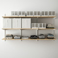 BOAXEL Shelf, oak effect, 60x40 cm