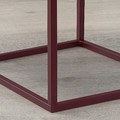 VIKHAMMER Bedside table, walnut veneer, 40x39 cm