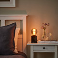 MOLNART LED bulb E27 150 lumen, globe grey clear glass, 95 mm