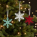 Christmas Hanging Decoration Snowflake, white