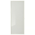 HÖGBO Glass door, white, 40x97 cm