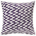 BLÅSKATA Cushion cover, purple/patterned, 50x50 cm