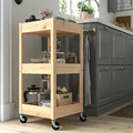 LOSHULT Trolley, pine, 38x38x82 cm