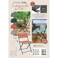 Folding Chair Elba, terracotta