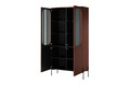 High Display Cabinet Sonatia 100, burgundy