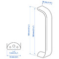KALERUM Handle, brass-colour, 138 mm