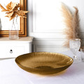 Glass Serving Bowl Dore 30cm, gold