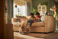VIMLE 2-seat sofa-bed, Hallarp beige
