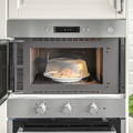 MATÄLSKARE Microwave oven, stainless steel colour