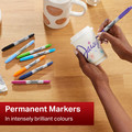 Sharpie Marker Perman 2in1 12pcs, black