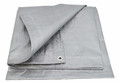 AwTools Tarpaulin 120g 10x10 m, silver