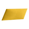 Upholstered Wall Panel Parallelogram Stegu Mollis 15x30cm R, yellow