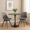 Table Simplet Skinny, round, white