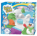 Kinetic Sand Super Snow Snowman City 3+