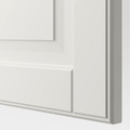 BESTÅ TV storage combination/glass doors, white/Smeviken/Kabbarp white clear glass, 180x42x192 cm